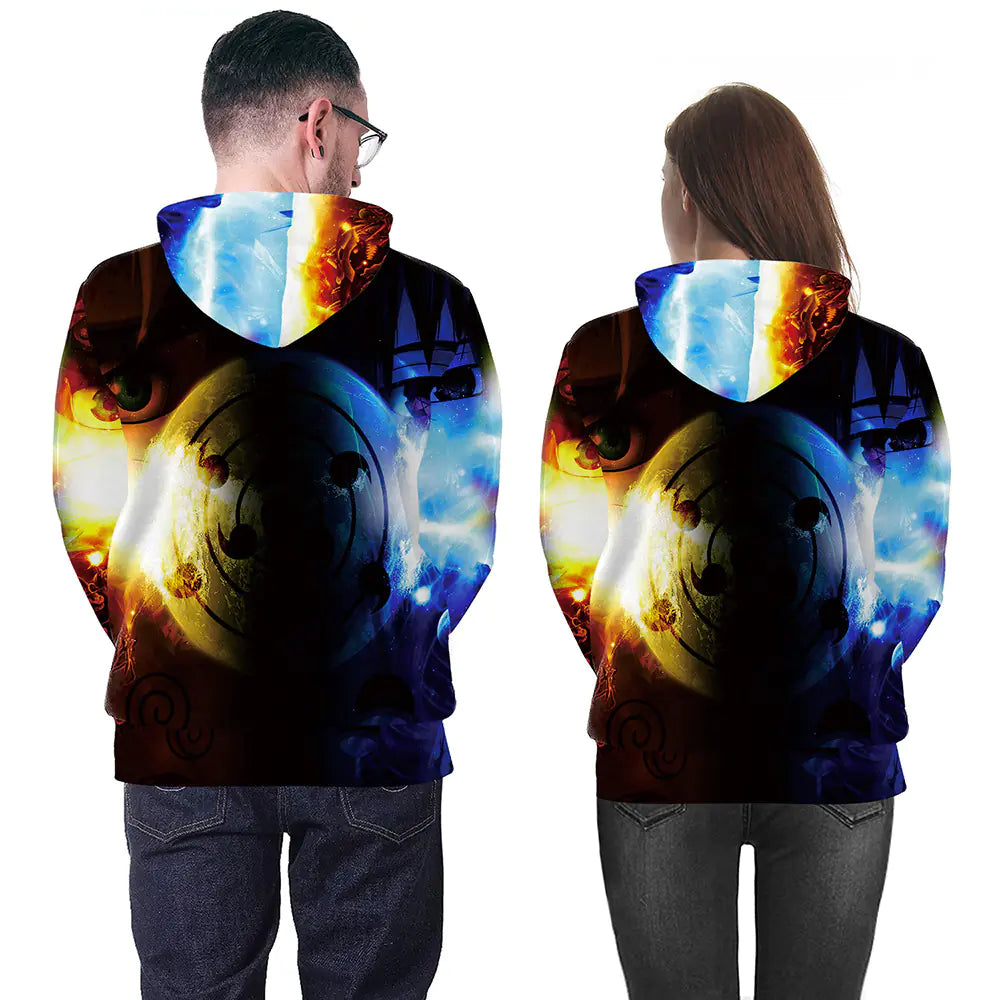 2020 New Anime-Inspired 3D Print Hoodie for Couples