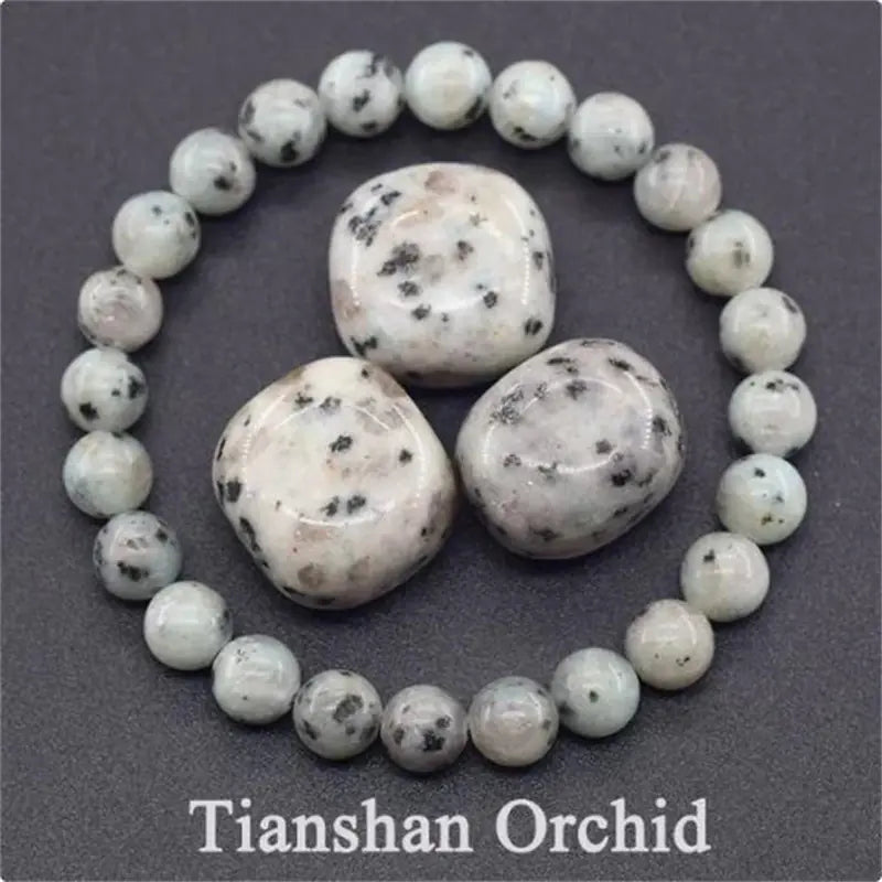 Rose Stone Amazonite Tiger Eye 8mm Beaded Bracelet
