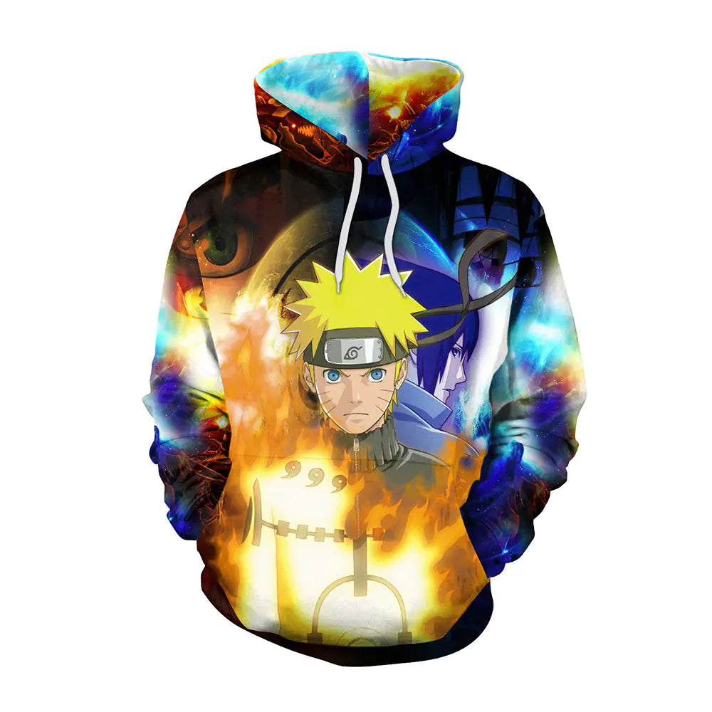 2020 New Anime-Inspired 3D Print Hoodie for Couples