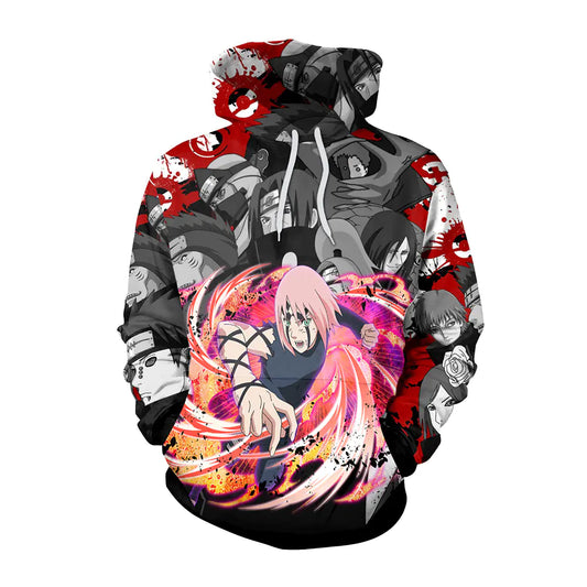 2020 New Anime-Inspired 3D Print Hoodie for Couples