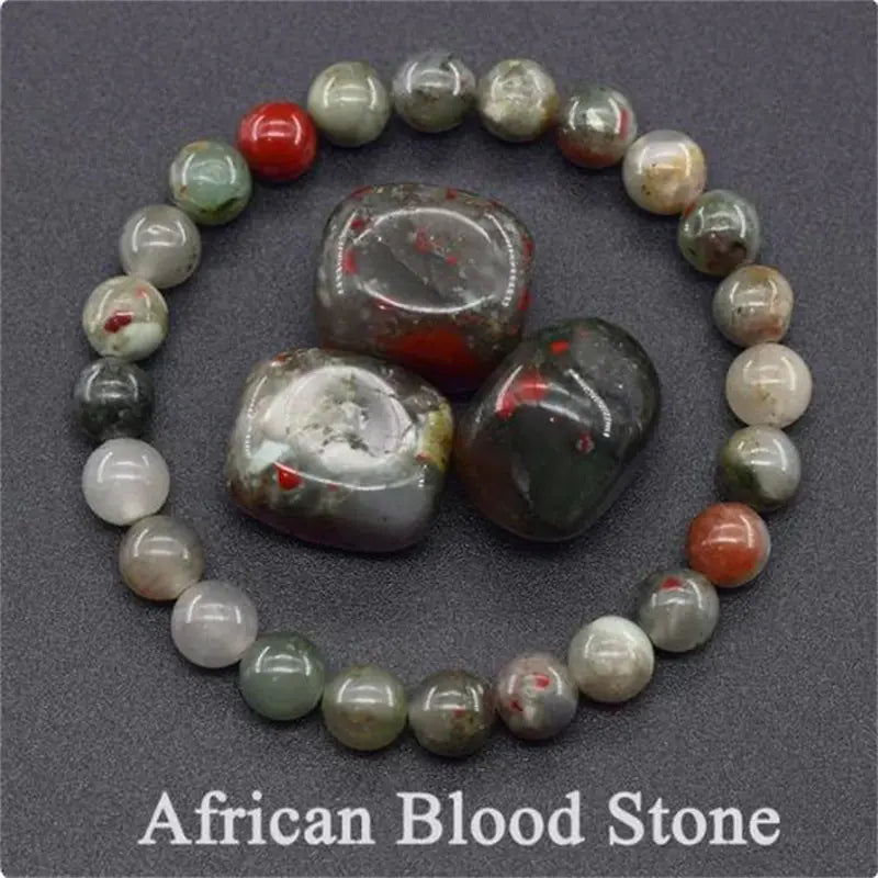 Rose Stone Amazonite Tiger Eye 8mm Beaded Bracelet