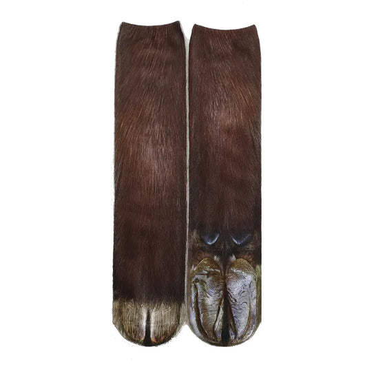 3D Print Animal Design Unisex Long Socks (Cat/Dog Paws)