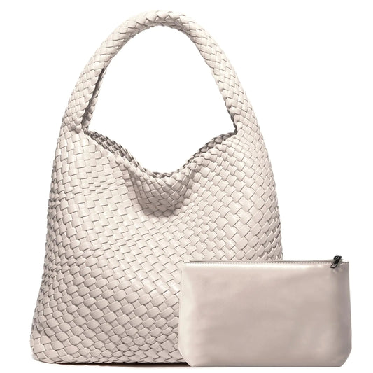 Woven Bag Purses and Handbags Woven Vegan Leather Bag For Women Woven Tote Bag Shoulder Bag Top-Handle Bag With Purses