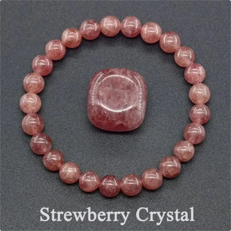 Rose Stone Amazonite Tiger Eye 8mm Beaded Bracelet