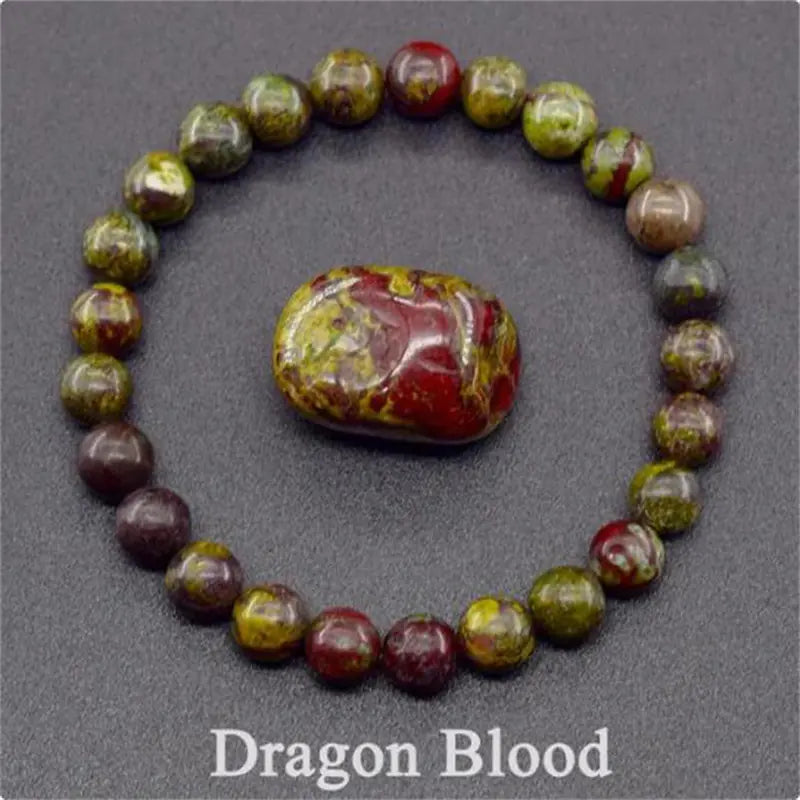 Rose Stone Amazonite Tiger Eye 8mm Beaded Bracelet