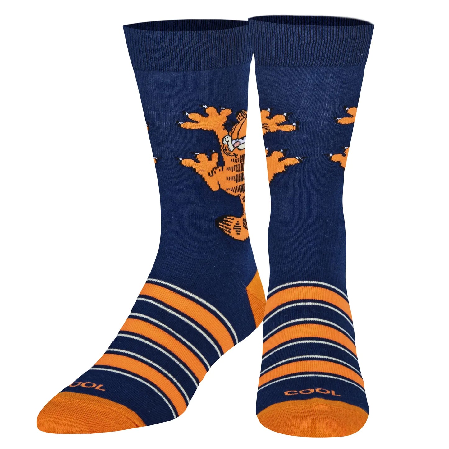 Cool Socks Garfield Funny Mens Cartoon Character Crew Socks