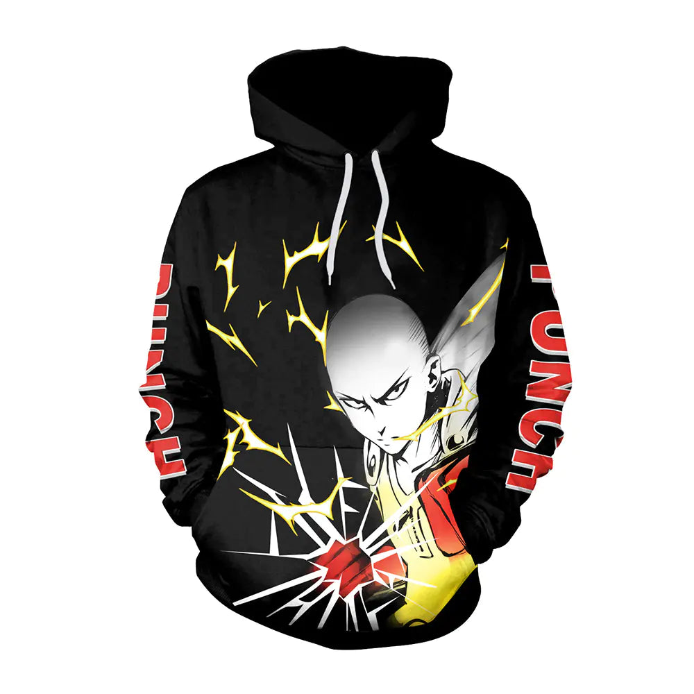 2020 New Anime-Inspired 3D Print Hoodie for Couples