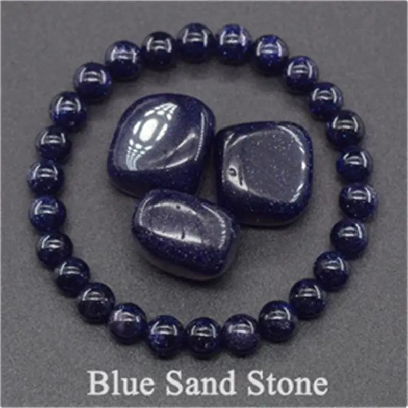 Rose Stone Amazonite Tiger Eye 8mm Beaded Bracelet